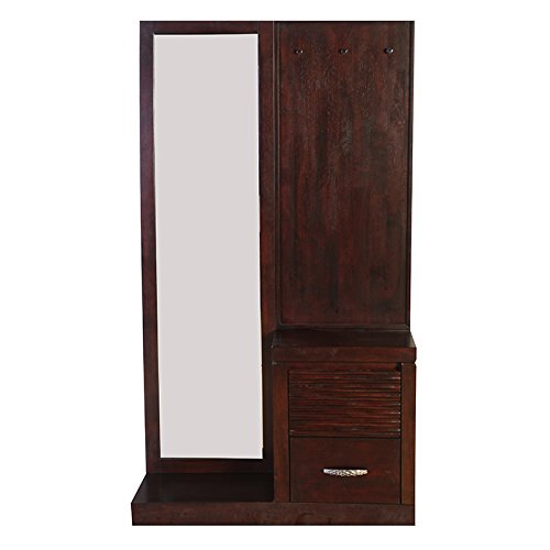 HOMETOWN CELTIC DRESSER WITH MIRROR (WALNUT)